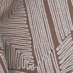 Alan Symonds Rust Geometric Aztec Print Blackout Ring Top Eyelet Curtains 229 x 229cm - Size: W 229 x D 229cm - Wilko - thumbnail 7