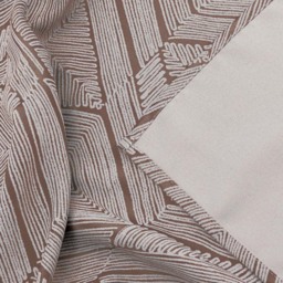 Alan Symonds Rust Geometric Aztec Print Blackout Ring Top Eyelet Curtains 229 x 229cm - Size: W 229 x D 229cm - Wilko - thumbnail 5