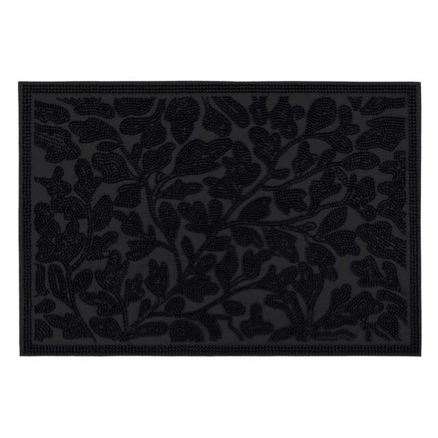 JVL Botany Rubber Scraper Doormat 40 x 60cm - JVL Homewares - Wilko - image 1