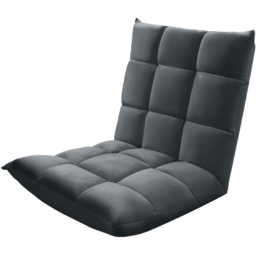 tectake Snooze 2 in 1 Grey Recliner Armchair and Lounger - Size: Single - Wilko - thumbnail 3