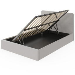 GFW Chiswick Small Double Soft Grey Ottoman Bed with SC Pocket Sprung Mattress - Wilko - thumbnail 6