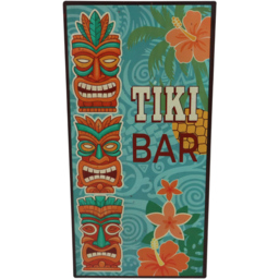 Tiki Tropical Metal Plaque - Wilko - thumbnail 4