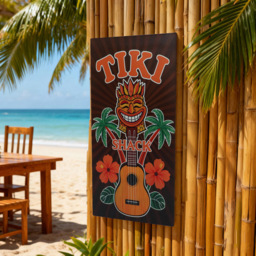 Tiki Tropical Metal Plaque - Wilko - thumbnail 5
