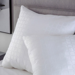 Serene Hotel Filled Square Pillow 65 x 65cm - Size: Single - White - Wilko - thumbnail 4