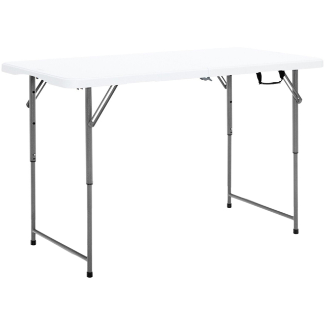 Costway White Foldable Bi Fold Picnic Table - Size: 4 Seater - Wilko - image 1