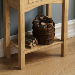VIDA DESIGNS Corona Single Drawer Solid Pine Console Table - Size: 31 x 50 x 70cm - Brown - Wilko - thumbnail 7