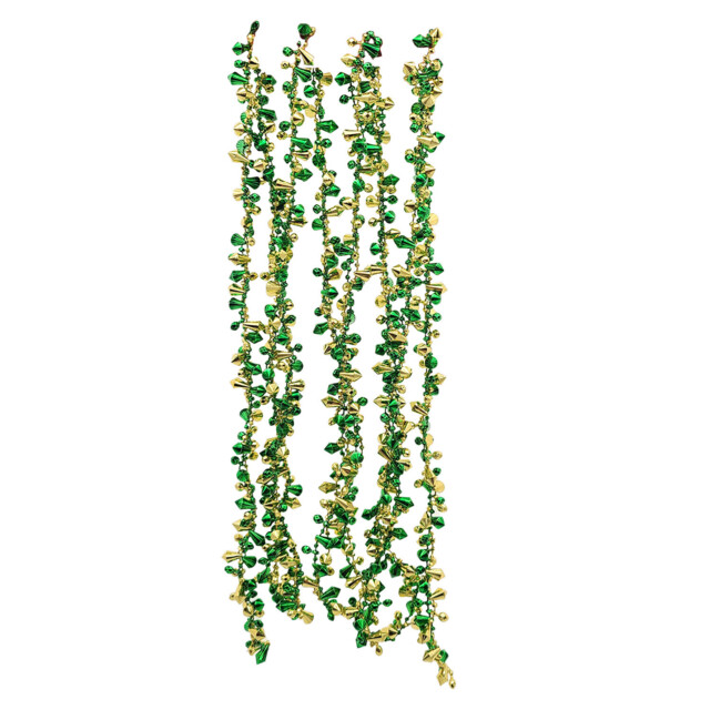 Royal Emerald Garland with Champagne and Green Beads - Size: 270cm - Wilko - image 1