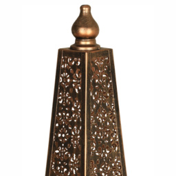 Luxform Battery-Operated Luxor Style Pyramid Lamp - Size: 15 x 15 x 60cm - Black - Wilko - thumbnail 4