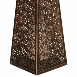 Luxform Battery-Operated Luxor Style Pyramid Lamp - Size: 15 x 15 x 60cm - Black - Wilko - thumbnail 6