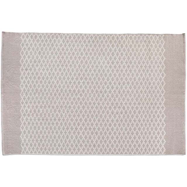 Hug Rug Natural Woven Trellis Rug 160 x 230cm - Cream - Wilko - image 1