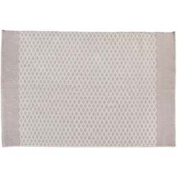 Hug Rug Natural Woven Trellis Rug 160 x 230cm - Cream - Wilko - thumbnail 1