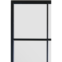 MirrorOutlet The Genestra Black Modern Window Garden Wall Mirror 174 x 85cm - Size: 174 x 85 x 3cm - Wilko - thumbnail 6