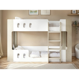 Flair Willow White and Oak Low Bunk Bed - Size: 140.3 x 109.9 x 212.5cm - Wilko - thumbnail 5