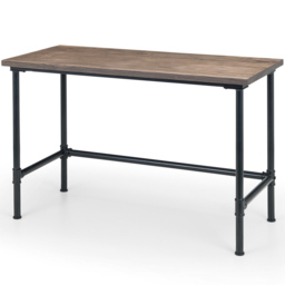 Julian Bowen Carnegie Pipe Desk Mocha and Black - Size: 55 x 120 x 74cm - Wilko - thumbnail 3