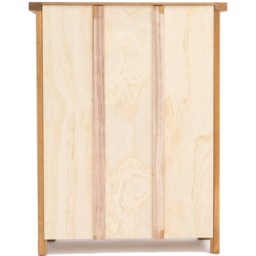 Lugo 3 Shelf Antique Waxed Bookcase - Wood - Wilko - thumbnail 6