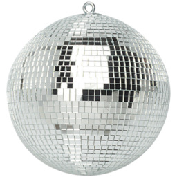 FX Lab Polished Mirror Ball 8 inch - Size: 20 x 20 x 20cm - Silver - FXLAB - Wilko