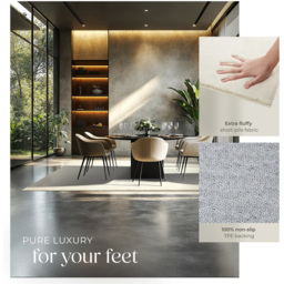 tectake Zonelle Cream Short Pile Ultra Soft Rug 290 x 200cm - Size: 1.5 x 290 x 200cm - Wilko - thumbnail 5