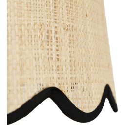 Tilda Scallop Shade - Natural and Black - Wilko - thumbnail 7