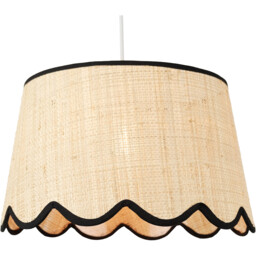 Tilda Scallop Shade - Natural and Black - Wilko - thumbnail 5