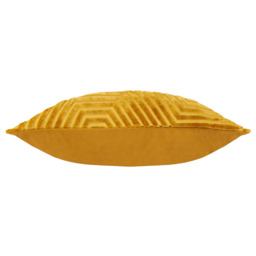 Paoletti Evoke Gold Cut Velvet Cushion - Size: 45 x 45 cm - Wilko - thumbnail 6