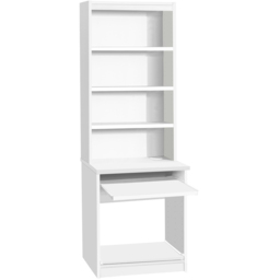 R White Cabinets 4 Shelf Printer Desk Stand with Hutch White - Size: 182.8 x 60 x 54cm - Wilko - thumbnail 3