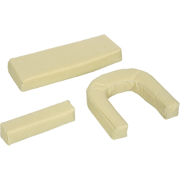 Outsunny Set of 2 Beige Folding Sun Lounger with Reading Hole - Size: 36 x 58 x 187cm - Cream - Wilko - thumbnail 4