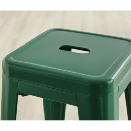 Furniturebox Carter Green Tolix Style Bar Stool Set of 2 - Wilko - thumbnail 5