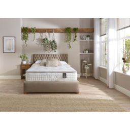 Aspire King Size Climate Cool Pillow Top Pocket Mattress - White - Wilko - thumbnail 4