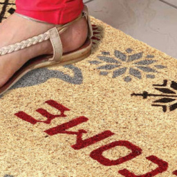 Coco & Coir Stag Xmas Coir Door Mat 45 x 75cm - n/a - Coco & Coir ® - Wilko - thumbnail 5