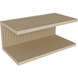 Decorotika Ramira 2 Shelf Hazeran Floating Bedside Table - Yellow - Wilko - thumbnail 6