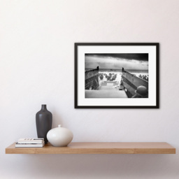 Wee Blue Coo History D Day Normandy Jaws Death War Military Landing Framed Wall Art Print 30 x 41cm - Size: 43.3 x 33.3 x 1.5cm - Grey - Wilko - thumbnail 3
