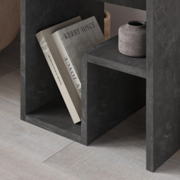 Decortie Bon Retro Grey Modern Side Table - Size: 40 x 40 x 35cm - Wilko - thumbnail 4