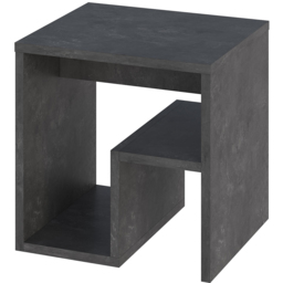 Decortie Bon Retro Grey Modern Side Table - Size: 40 x 40 x 35cm - Wilko - thumbnail 3
