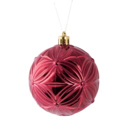 Flower and Bauble Set Burgundy - Sleigh Bells Ring - Wilko - thumbnail 6