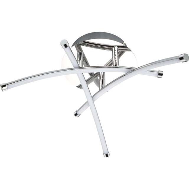 Cosylyte Hatton 3 Light Chrome LED Ceiling Light - Size: 43 x 17.5 x 16cm - Silver - Wilko - image 1