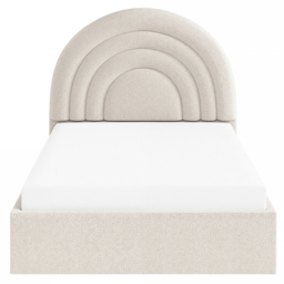 Flair Ava Small Double Cream Boucle Ottoman Bed - Wilko - thumbnail 4