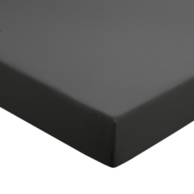 Helena Springfield Double Charcoal Plain Dye Fitted Bed Sheet - Wilko - image 1
