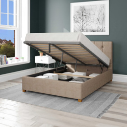 Aspire Hepburn Super King Mink Malham Weave Ottoman Bed - Pink - Aspire Beds - Wilko - thumbnail 3