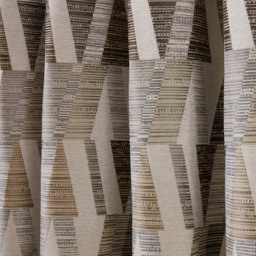 Indiana Geo Jacquard Curtain - Multicolour/168cm/137cm - Divante Finest - Wilko - thumbnail 4