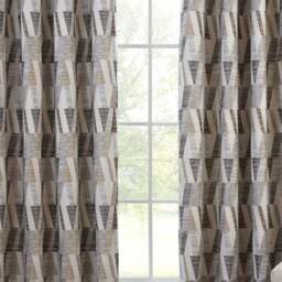 Indiana Geo Jacquard Curtain - Multicolour/168cm/137cm - Divante Finest - Wilko - thumbnail 6