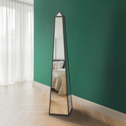 MirrorOutlet The Obelisk Black Metal Edged Mirrored Ornament 150 x 30cm - Wilko - thumbnail 7