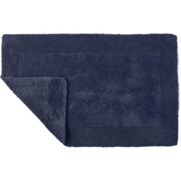 Allure Bath Fashions Elegance Navy Reversible Bath Mat 53 x 85cm - Blue - Wilko - thumbnail 4