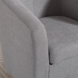Artemis Home Millie Grey Fabric Accent Chair - Size: Single - Wilko - thumbnail 3