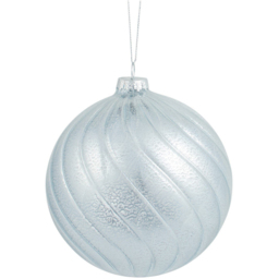 Large Twisted Bauble Silver - Angel Whispers - Wilko - thumbnail 1