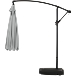 Living and Home Light Grey Cantilever Parasol 3m with 60L Fillable Base - Wilko - thumbnail 6