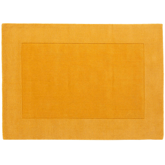 Esselle Home Esme Ochre Wool Rug 120 x 170cm - Yellow - Wilko - image 1