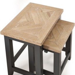 Julian Bowen Bordeaux Dark Grey Nest of Tables Set of 2 - Size: 38 x 56 x 50cm - Wilko - thumbnail 7