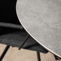 Florence Heaven Ceramic 4 Seater Round Dining Table Grey - Furniture To Go - Wilko - thumbnail 6