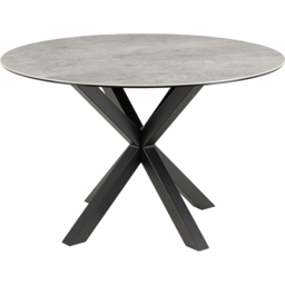 Florence Heaven Ceramic 4 Seater Round Dining Table Grey - Furniture To Go - Wilko - thumbnail 3