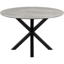 Florence Heaven Ceramic 4 Seater Round Dining Table Grey - Furniture To Go - Wilko - thumbnail 4